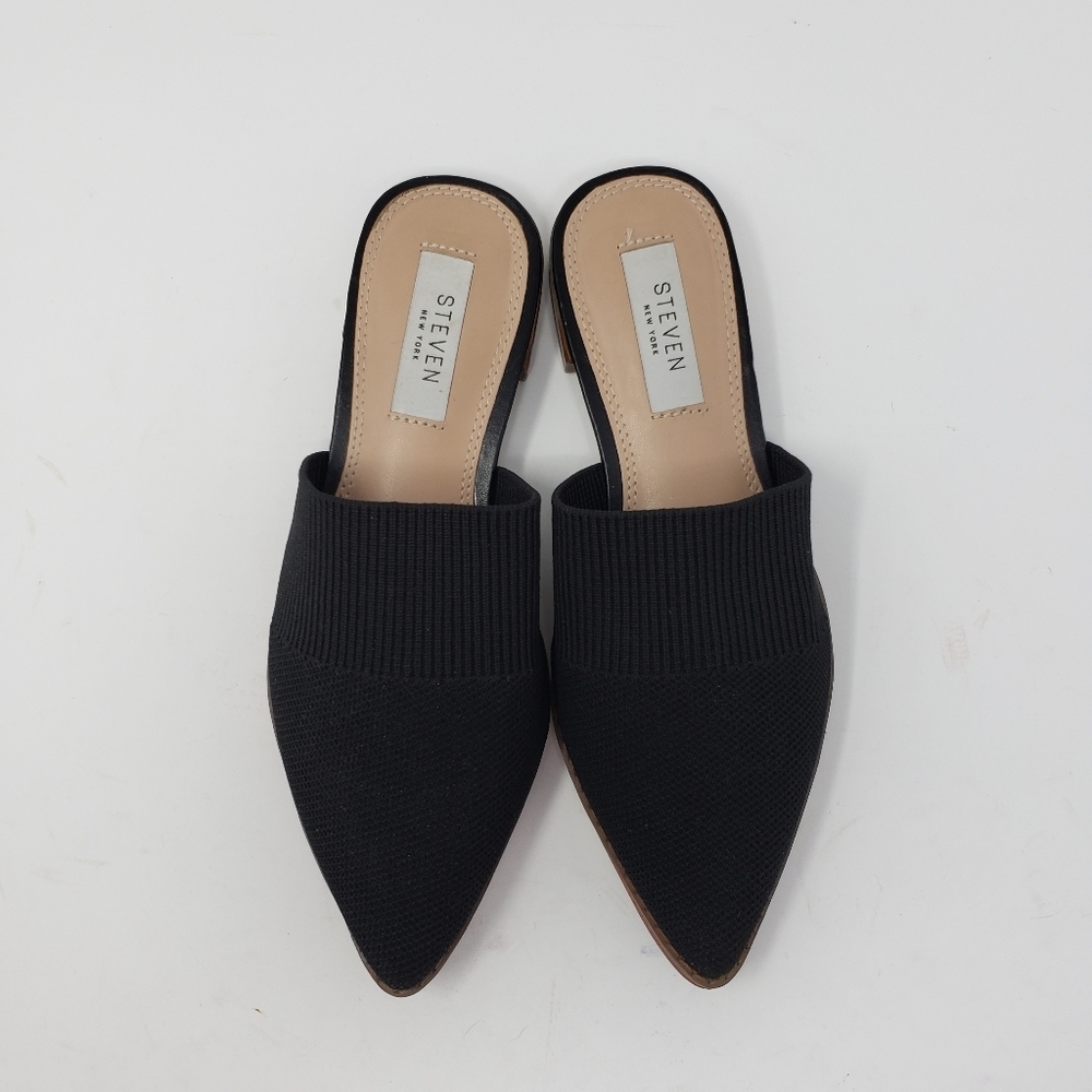Steven New York Valdez Knit Mules black size 5